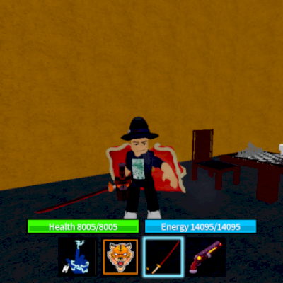 Conta de blox fruits com frutas perm e gamepass