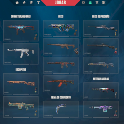 CONTA VALORANT +7 VANDALS + 1K985 GASTOS ( OFERTA )