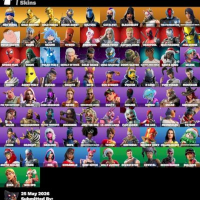 Conta Fortnite >> 82 Skins, DeadPool, Spider-Man,  e+ Entrega Automatica!