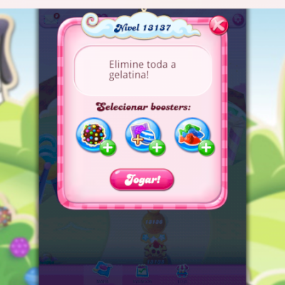 Conta Candy crush