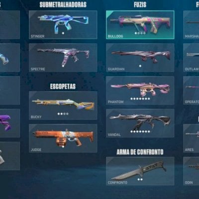 Conta de valorant - diversas skins