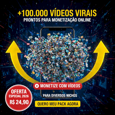 MEGA PACK: +100.000 Vídeos Prontos para Monetizar