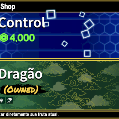 CONTA BLOX FRUIT 5 frutas perm dragon, massa, ice, rocket, spin, 5 gampass,