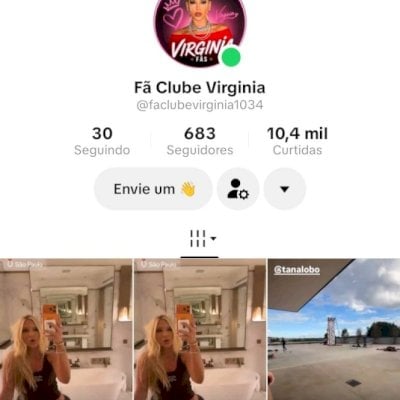 Vendo conta do tik Tok engajada
