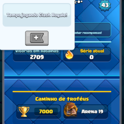 Conta Clash Royale 8 anos