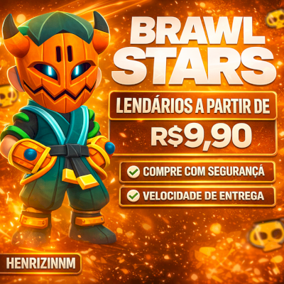 CONTA DE BRAWL STARS | LEIA A DESCRIÇAO! | LENDARIOS A PARTIR DE R$9,90