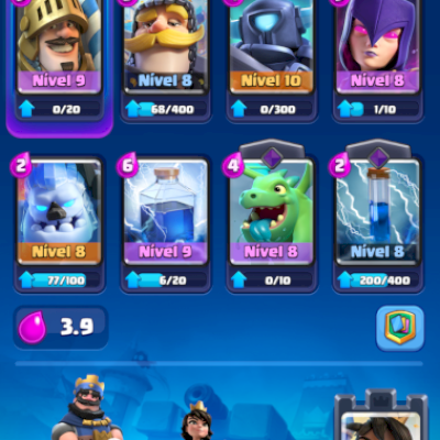 Conta Arena 11 - 3400+ troféus última fornalha evoluída de fim de ano