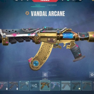 CONTA VALORANT COM CONJUNTO ARCANE E NOVO PACOTE SPLASH X