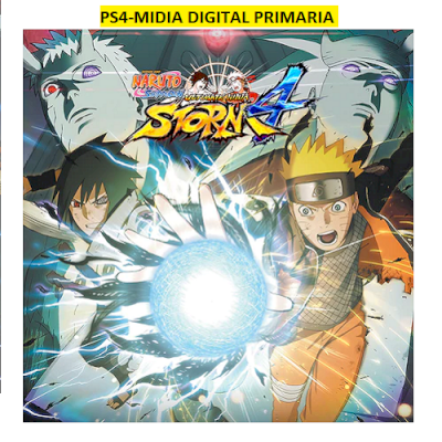 DE PS4 NARUTO SHIPPUDEN Ultimate Ninja STORM 4 - PS4 EM MIDIA DIGITAL PRIMARIA