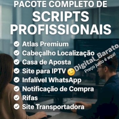💻✅📉🤑🧠💡 Pacote Completo Caixa Rápido de Scripts Profissionais 🚀