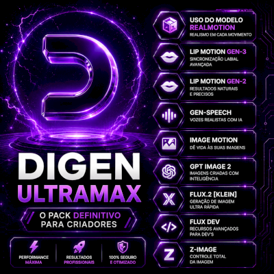 DIGEN AI [ULTRAMAX] | REAL MOTION ILIMITADO | LYMP SYNC | DÊ VIDA A IMAGEM