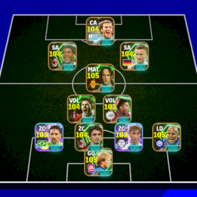 CONTINHA BRABA DE EFOOTBALL 3200, Ronaldinho, Maicon 105, Reis, Olise Aura e +++