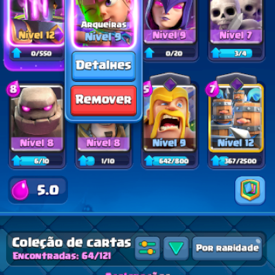 CONTA DE CLASH ROYALE