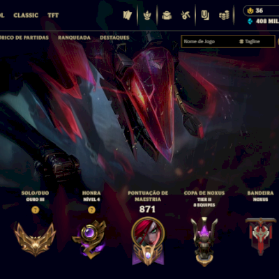 PROMOÇÃO CONTA LOL | 296 SKINS | SEASON 2013 | 100% SEGURA | DADOS DE CRIAÇÃO