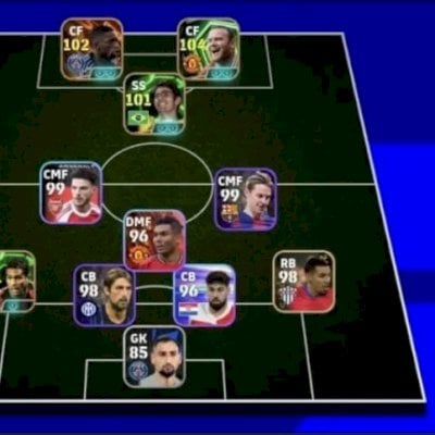 Efootball mobile contas