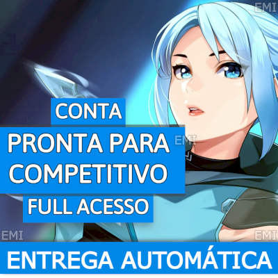 CONTA VALORANT PRONTA PARA COMPETITIVO RANKED - LEVEL 20 - FULL ACESSO - SMURF