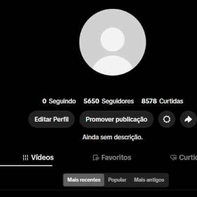 CONTA TIK TOK 5,6K SEG E 8,5K DE CURT (SHOP ATIVO) (VITRINE DAQUI A 30 DIAS)