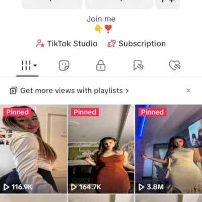 CONTA TIK TOK COM 30,4K VIDEO BATENDO 4M