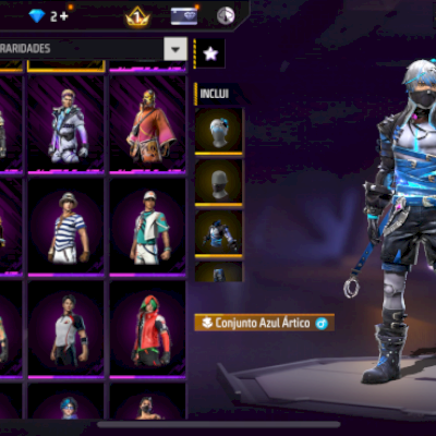 CONTA FREE FIRE ANTIGA