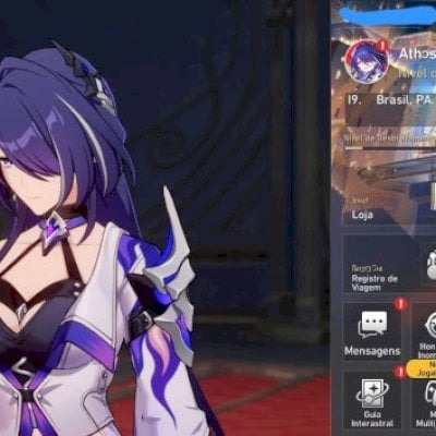 Conta com Therta, Acheron, Huohuo + cone, Dan Heng Embebedor e Permansor, etc.