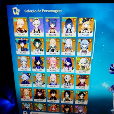 AR 60 Genshin impact quase todos T5 limitados+Armas limitadas