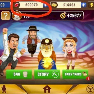 Conta do Jogo para celular Android Gold Miner Warld Tour  600 mil diamantes