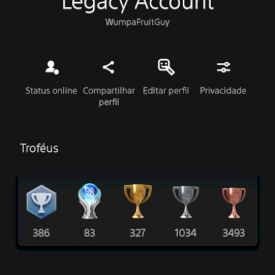 Conta PSN com 46 Jogos e DLCs