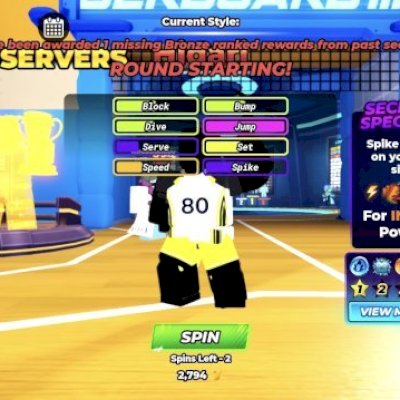 Conta de volleyball legends super rara