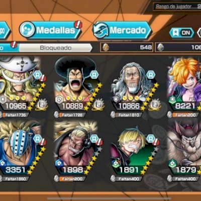 Conta ONE PIECE Bounty Rush com 4 EX + bfs e vários personagens LV 100