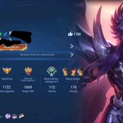 **ATUALIZADO março 2026** Vendo conta honor of kings, 179 skins