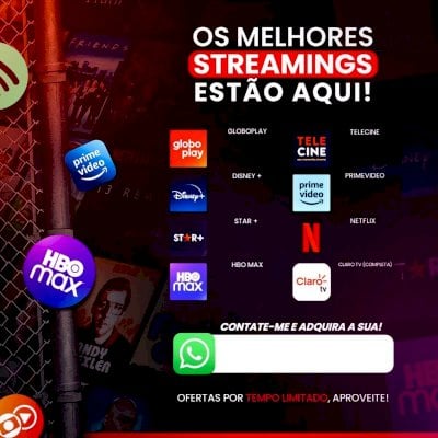 🚀 PACK DE ARTES PRONTAS PARA VENDER STREAMINGS E IPTV 🚀