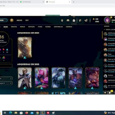 Conta League of Legends LVL 176