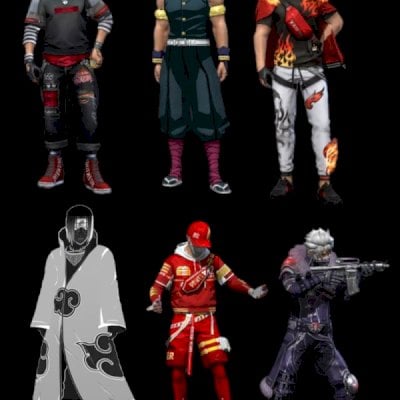 CONTA FREE FIRE COM ITACHI E SKINS RARAS