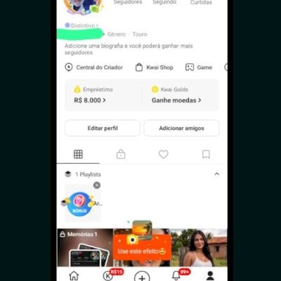 🔥 CONTA KWAI À VENDA! 🔥  📱 1,9 MIL seguidores ❤️ 6 MIL curtidas 🛍️ Kwai Shop