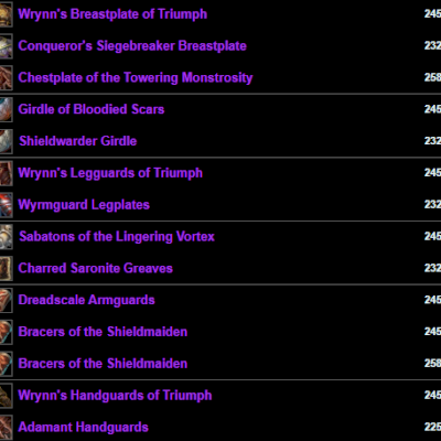 WARRIOR 80 almost-BIS 5480 GS(tank gear) woltk classic, junto com mage 71