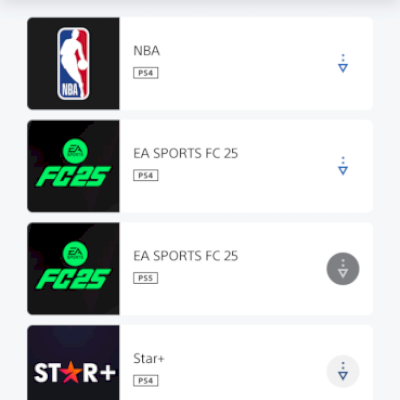 Conta de PSN com EAFC25 e NBA 2023