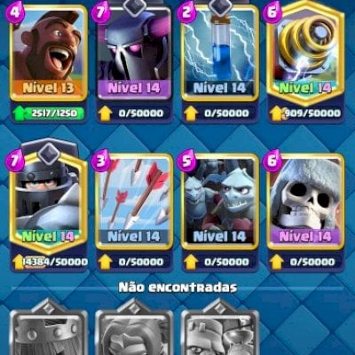 Conta Full cLASH ROYALE MUITO ANTIGA