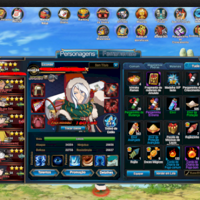 Conta naruto online 730k de força