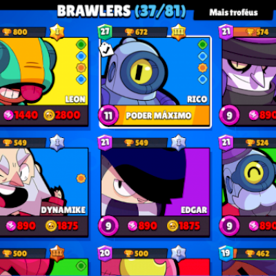CONTA DE BRAWL STARS SIMPLES