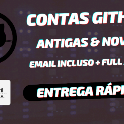[PREMIUM] CONTAS GITHUB ANTIGAS E NOVAS + EMAIL INCLUSO
