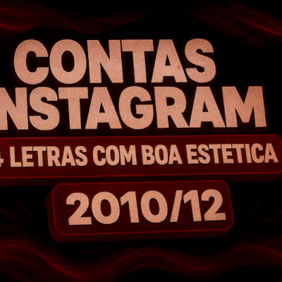 INSTAGRAM 4L 4C 2010/12 COM BOA ESTETICA
