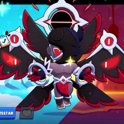 Conta de 2019, com 28104 trofeus, brawlers: 72, skins: 98