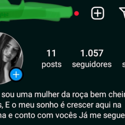 Conta do Instagram 1.mil Seguidores