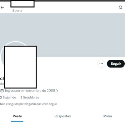 CONTA BR 2008 X Twitter + Acesso ao email + Conta segura + Seguidores reais