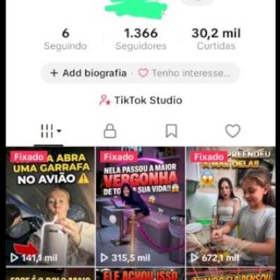 Vendo essa conta tik tok