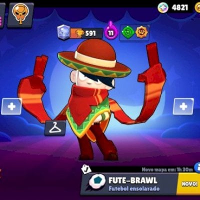 Conta Brawl Stars 14k trofeus, alguns passes, hipercargas, brawlers lendarios...