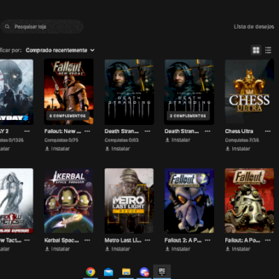 VENDO CONTA DA EPIC GAMES COM 97 JOGOS