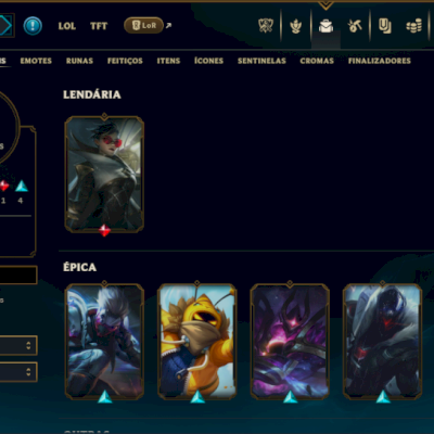 Conta Ouro 2 com 55 Champs e 7 Skins