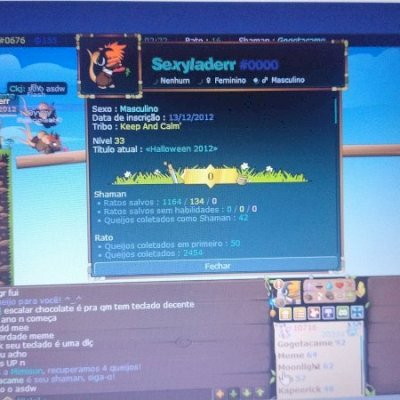 Conta de Transformice 2012 nvl 33 super raro