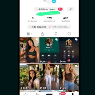 Vendo essa conta Tik Tok